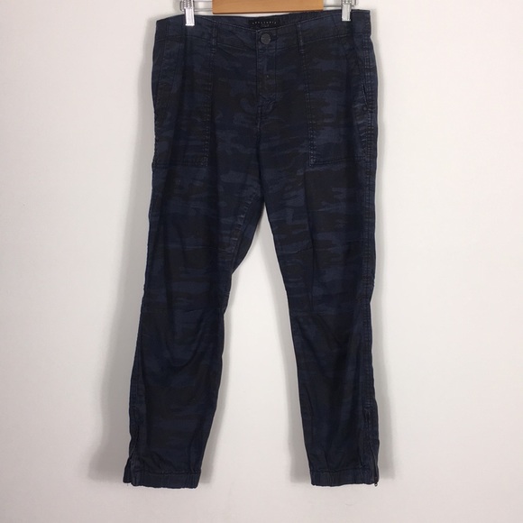 🛑🛑 SOLD!! Sanctuary Blue Camo Jogger Pants - Picture 2 of 8
